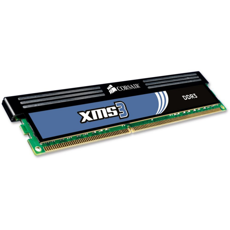 Corsair 4GB (1x4GB)  XMS3 DDR3-1333 CL9 (9-9-9-24) RAM für AMD/Core i3/i5/i7 Kit | 00843591010276
