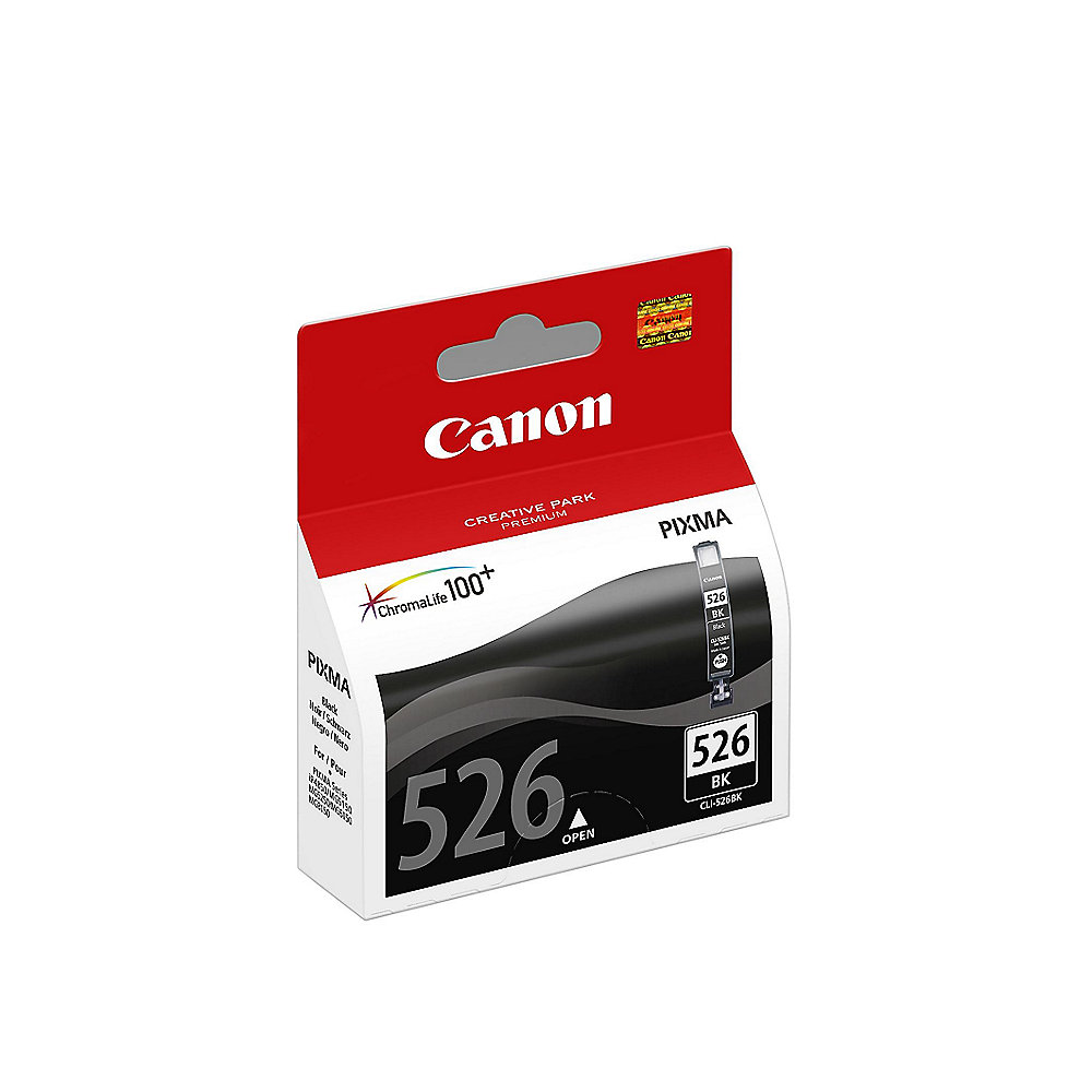 CANON CLI-526BK Tintentank Schwarz für iP4850,MG8150,MG6150,MG5250, MG5150
