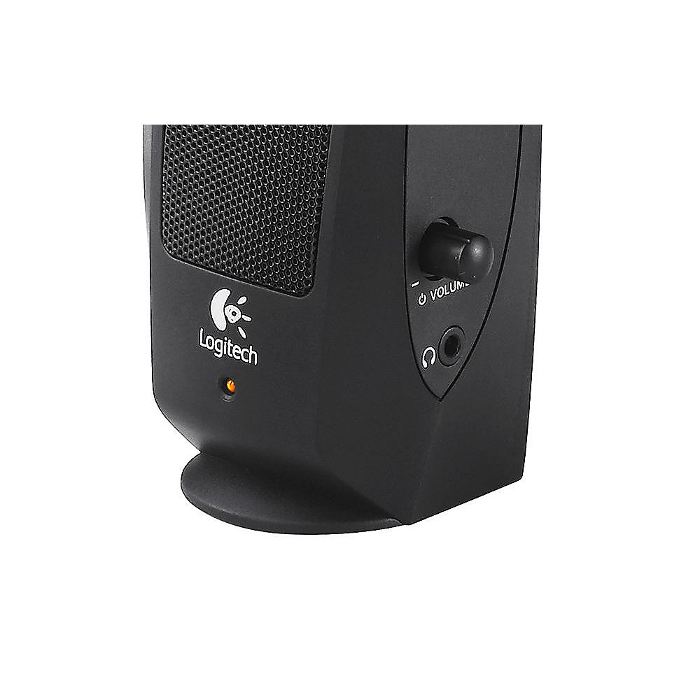 Logitech S120 Desktop Lautsprechersystem Schwarz Bulk