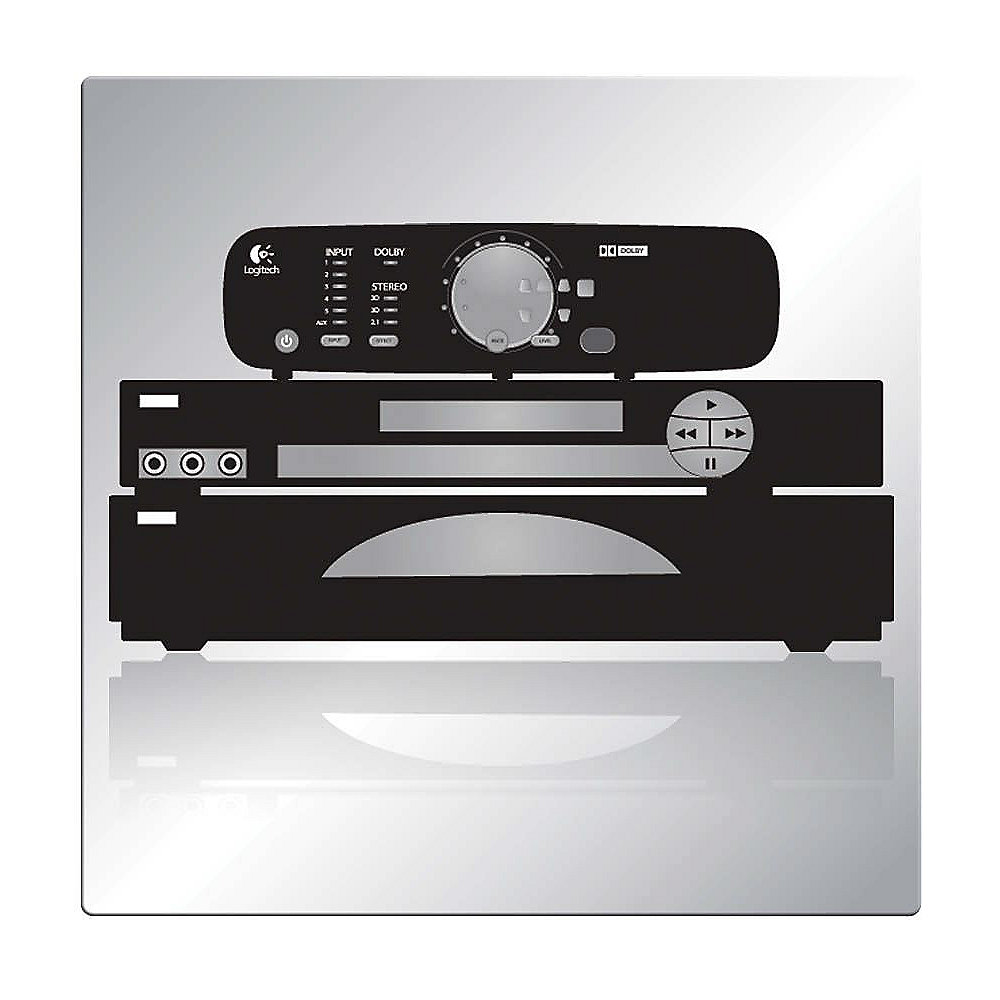Logitech Z906 THX Digital Home Cinema 5.1 Surround Sound Speaker System