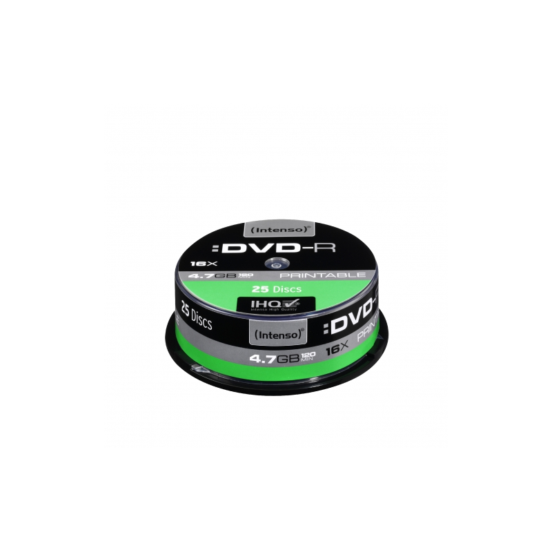 Intenso  16x DVD+R 4,7GB 25er Spindel Printable | 04034303004676