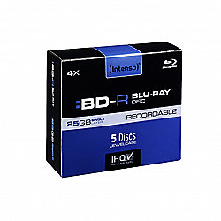 Intenso 4x BD-R SL Blu-ray Disc 25GB 5er Jewel Case
