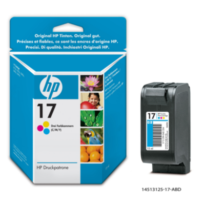 C6625AE Original Druckerpatrone 17 dreifarbig (cyan, magenta, gelb)