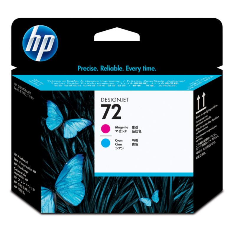 HP  C9383A Original Druckkopf 72 magenta und cyan | 00808736779609