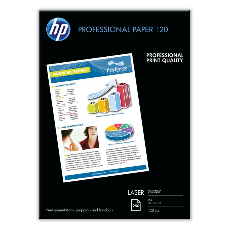 Hp Cg964a Professional Laser Fotopapier Glanzend 250 Blatt Din 1 G Qm Cyberport