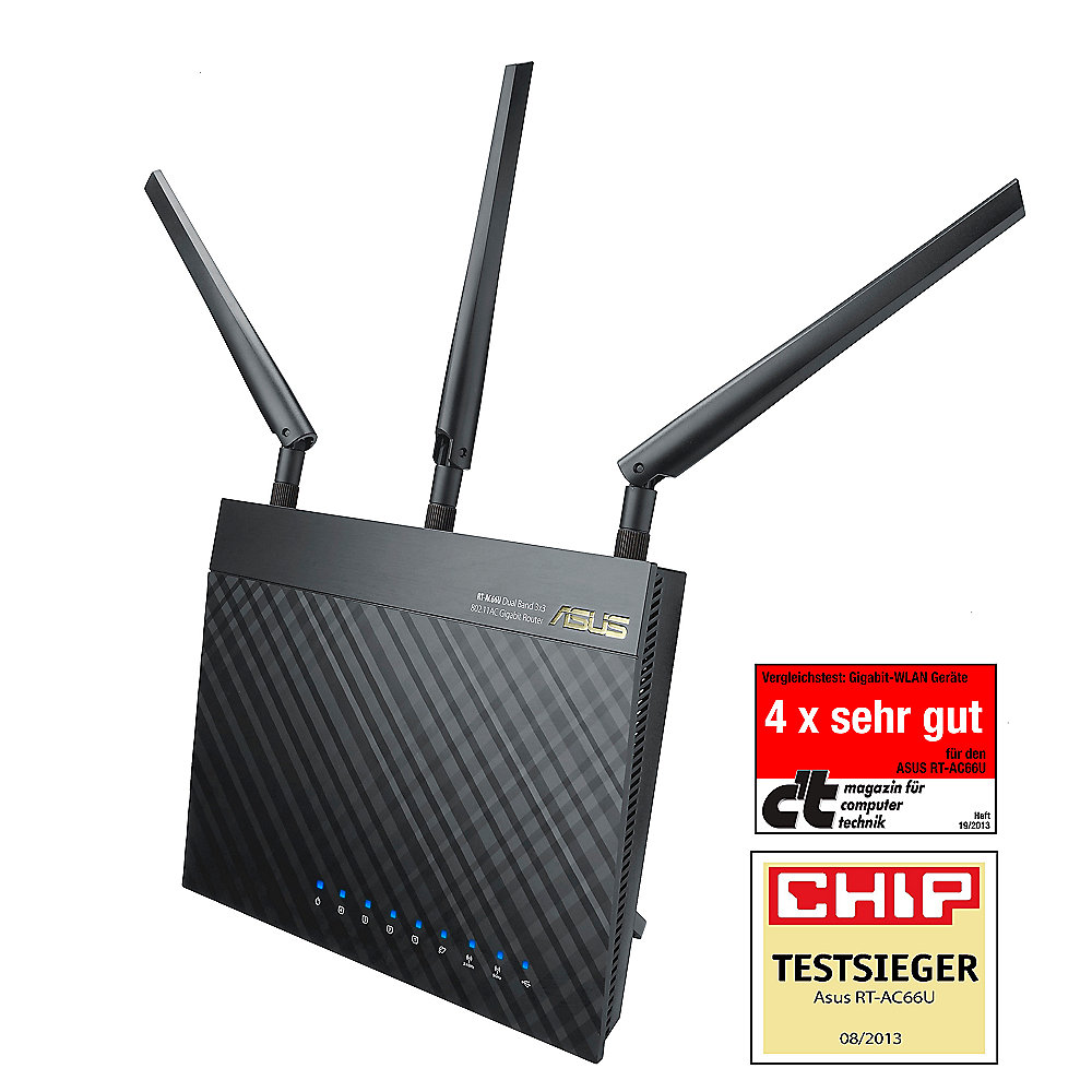 Asus AC1300 / N900 RT-AC66U 1300MBit Dualband WLAN-ac Gigabit Router