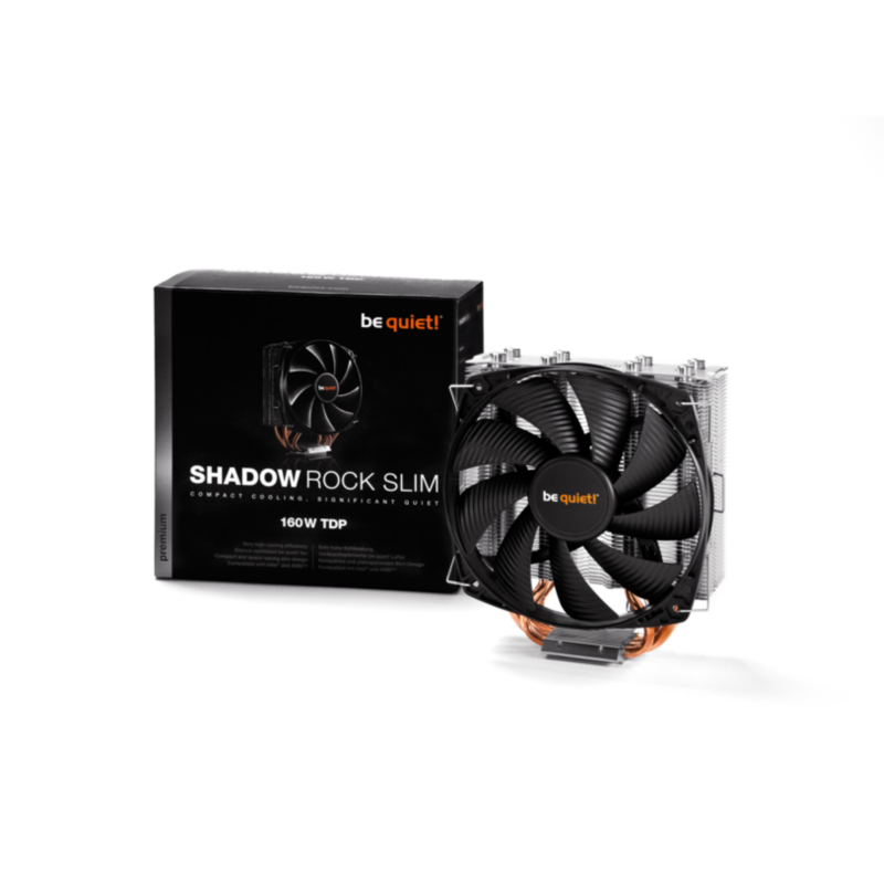 be quiet!  Shadow Rock Slim 775/115X/1366/2011/AM2(+)/AM3(+)4/FM1/FM2+ CPU Kühle | 04260052183632