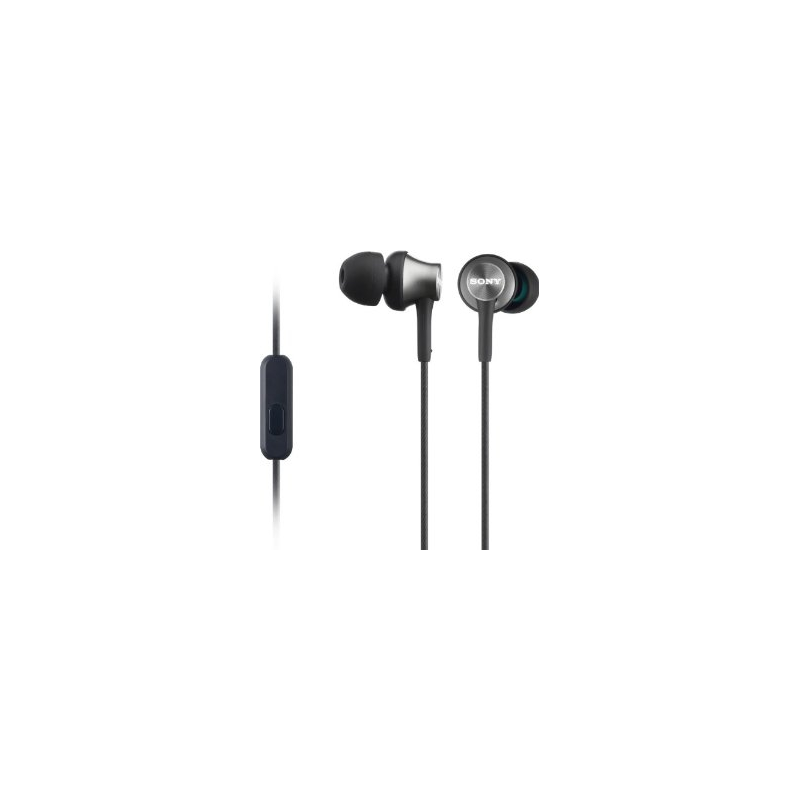 Sony  MDR-EX450APH In Ear Kopfhörer mit Headsetfunktion – Grau | 04905524956986