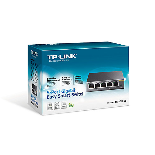 TP-Link TL-SG105E 5-Port Gigabit-Switch Easy Smart Managed IGMPv3