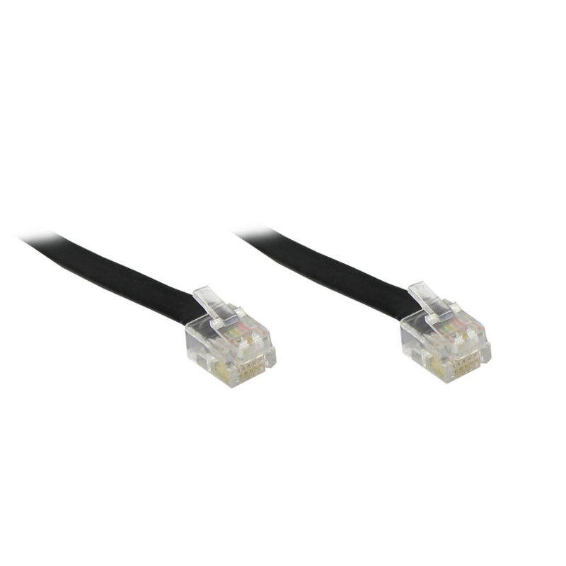 Good Connections  Telefonkabel 10m RJ12 zu RJ12 schwarz | 04014619001576