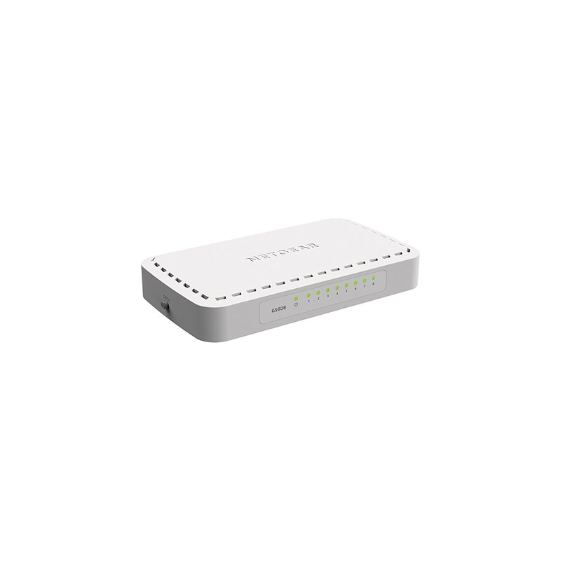 Netgear  GS608 8x Gigabit Switch 10/100/1000MBit | 00606449105841