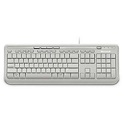 Microsoft Wired Keyboard 600 Weiss