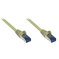 Good Connections Patchkabel Cat. 6a S/FTP, PiMF halogenfrei 500MHz grau 1,5m