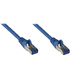 Good Connections Patchkabel Cat. 6a S/FTP, PiMF halogenfrei 500MHz blau 1,5m