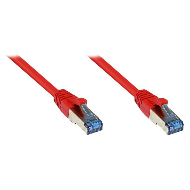 Good Connections  Patchkabel Cat. 6a S/FTP, PiMF halogenfrei 500MHz rot 7,5m | 04014619477449