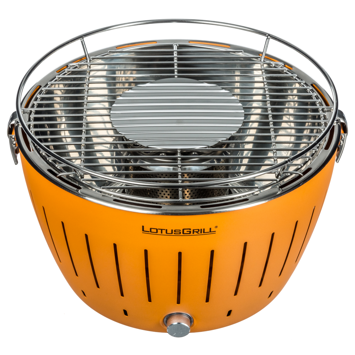 LotusGrill GOR34 Holzkohlegrill 34cm rauchfrei, mandarinorange eBay
