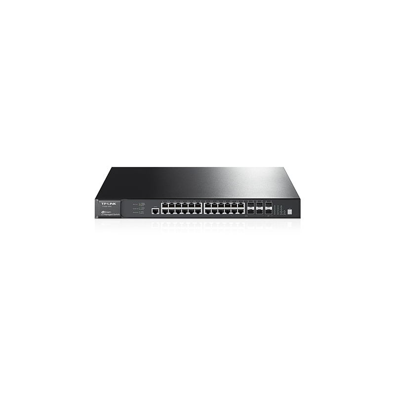 TP-Link  Stackable JetStream-24Port-Gbit-L3-Managed Switch mit 10Gbps-SFP+-Slots | 06935364021818