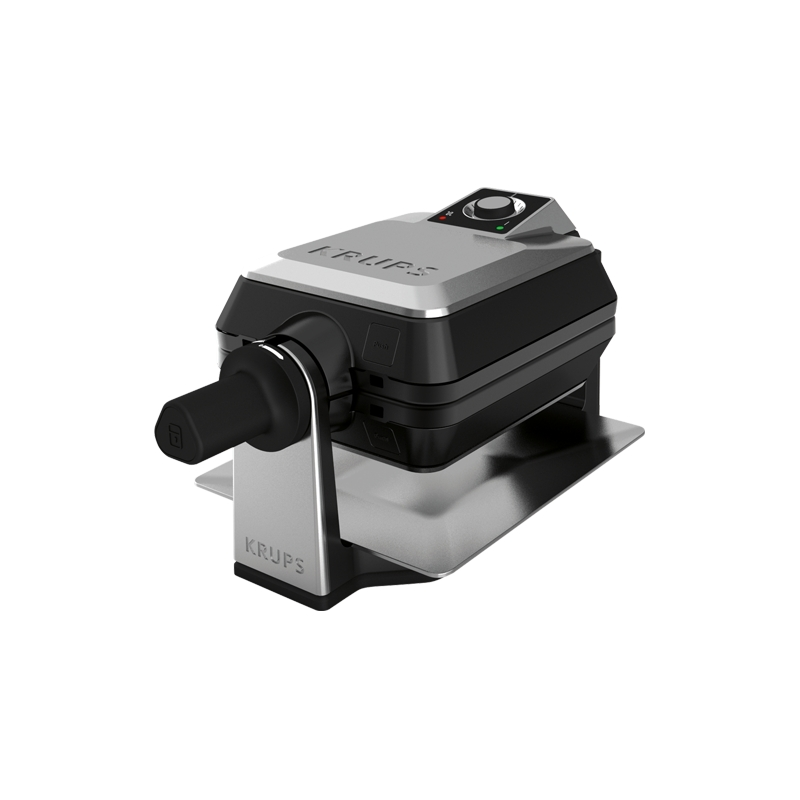 Krups  F DD9 5D Waffeleisen Professional Edelstahl Schwarz | 03168430685796