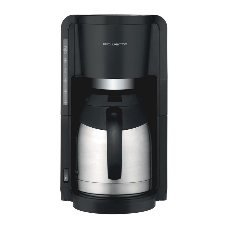 Rowenta  CT 3818 Edelstahl Thermo Kaffeemaschine Schwarz/Edelstahl | 03045386356355