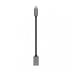 Artwizz USB-C auf USB-A 3.0 Adapter mit Aluminiumgeh&auml;use titan