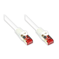 Good Connections RNS Patchkabel Cat.6 S/FTP PiMF PVC 250MHz 0,15m wei&szlig;