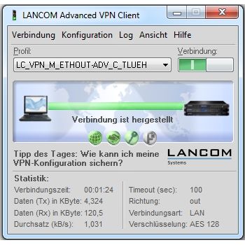 Lancom Advanced Vpn Client Lizenz Fur 1 Benutzer Fur Windows Cyberport