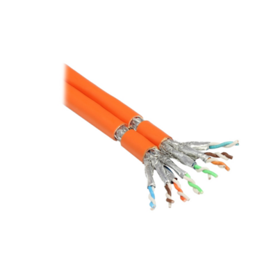 Good Connections Verlegekabel Cat.7 S/FTP PiMF 2x4P Duplex orange 25m
