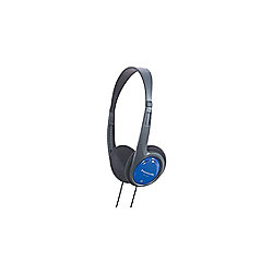 Panasonic RP-HT010E-A On-Ear Leichtb&uuml;gel-Kopfh&ouml;rer blau