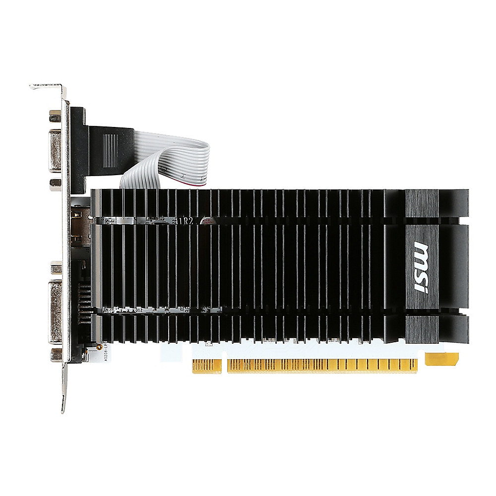 MSI GeForce GT 730 2GB DDR3 DVI/VGA/HDMI passiv PCIe Grafikkarte