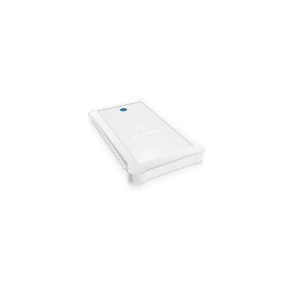 RaidSonic Icy Box IB-233U3-WH Externes HDD Gehäuse 2,5" USB weiß