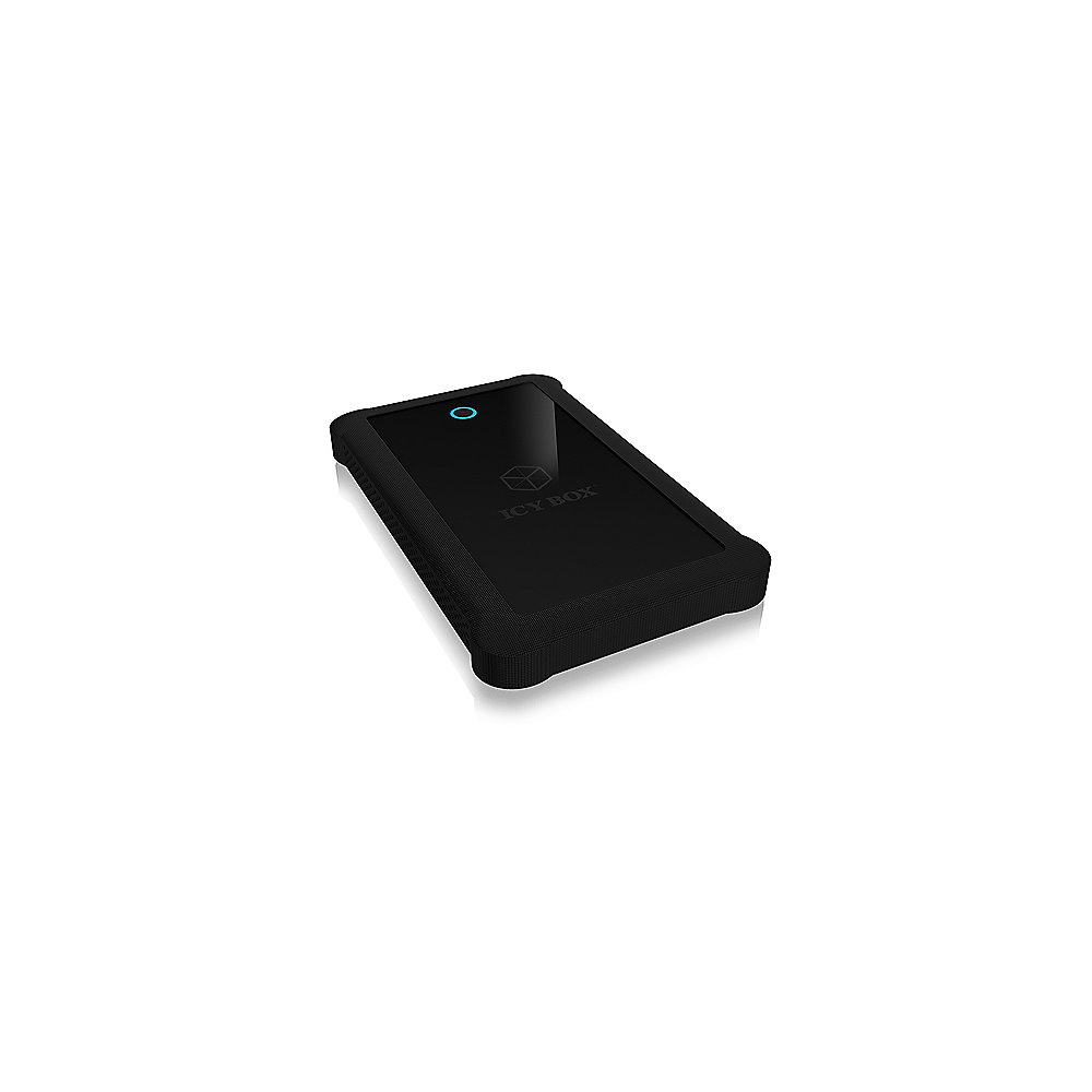 RaidSonic Icy Box IB-233U3-B Externes HDD Gehäuse 2,5" USB 9,5mm Bauhöhe schwarz