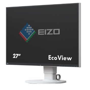 EIZO EV2750-WT 68 cm (27") 16:9 DVI/DP/HDMI/USB 5ms 1.000:1 Pivot LS IPS