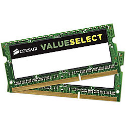 16GB (2x8GB) Corsair Value Select DDR3-1333 MHz CL 9 SODIMM Notebookspeicher