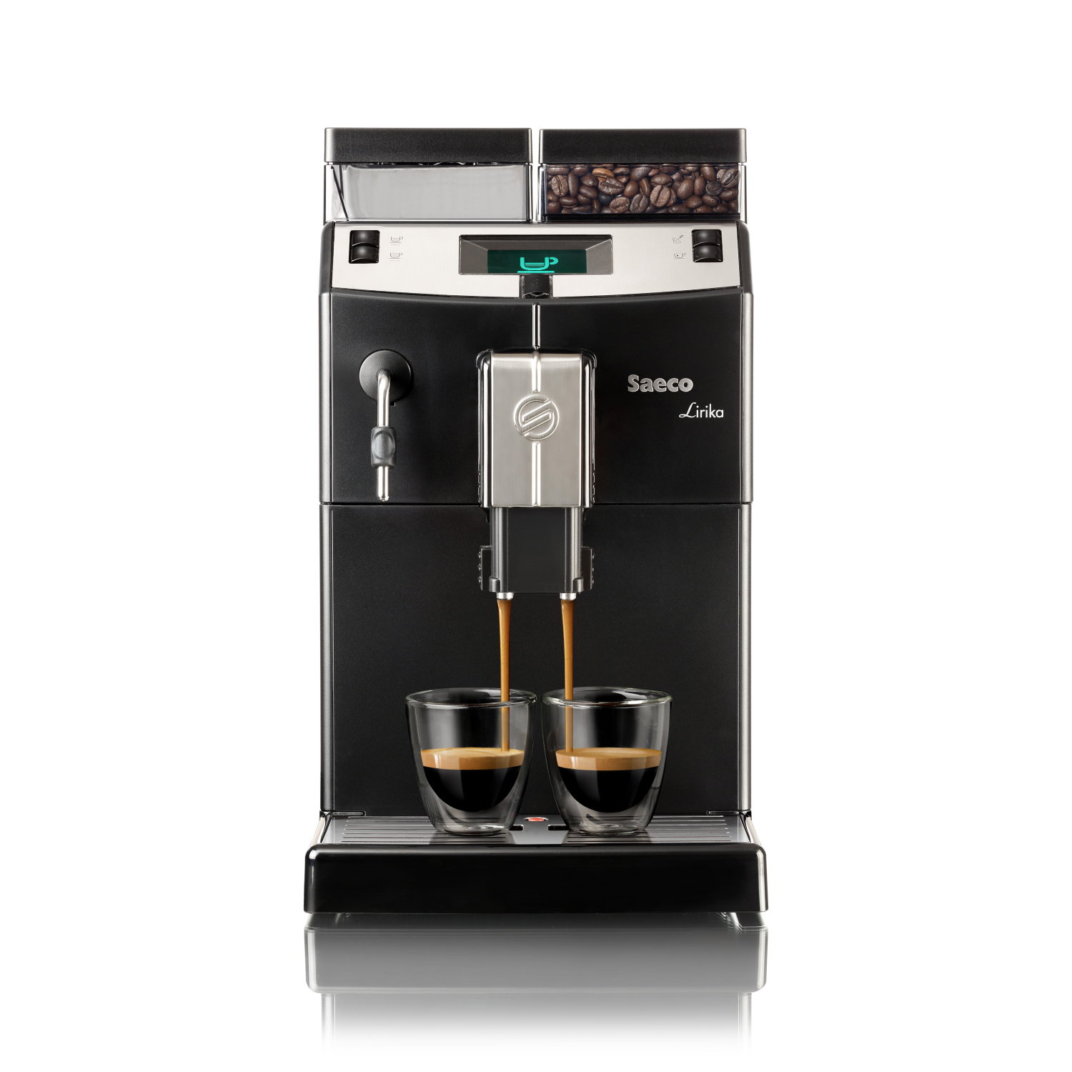 Saeco 10004476 Lirika Coffee Kaffeevollautomat Schwarz eBay