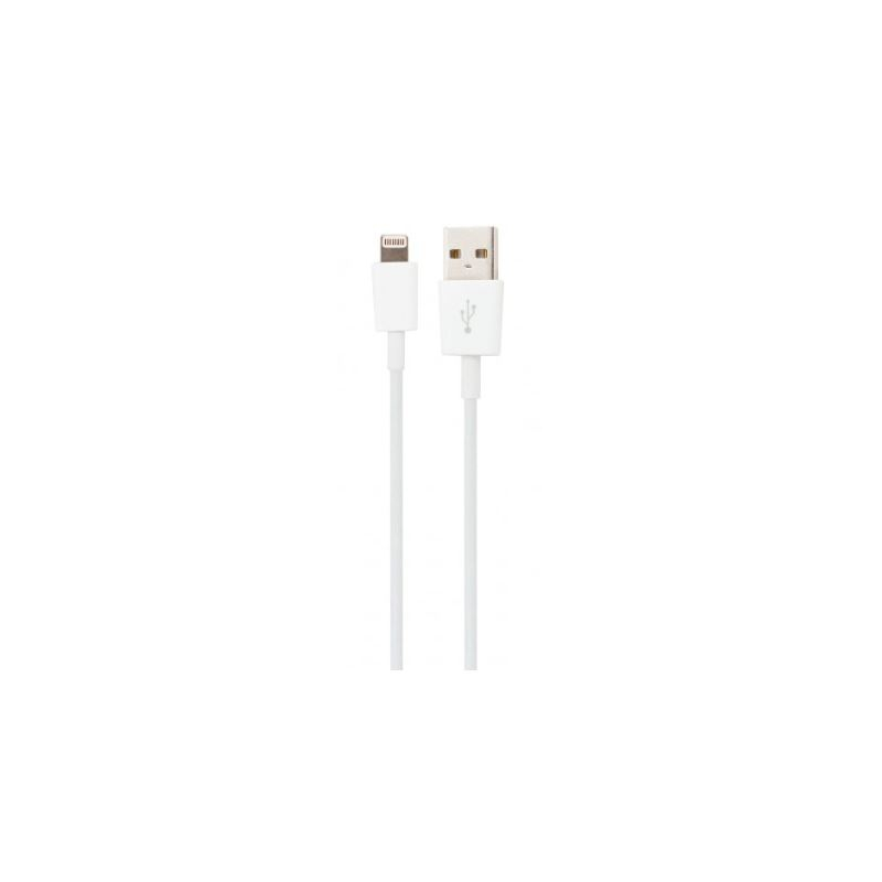 Xqisit  Charge and Sync iPod/iPad/iPhone USB-Lightning Kabel 1m weiß | 04029948002316