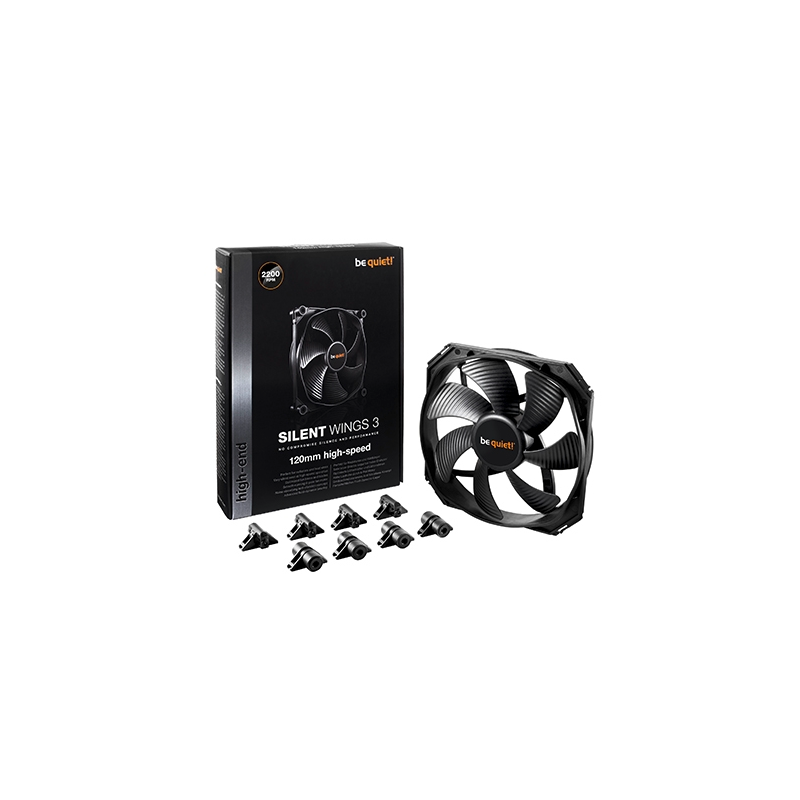 be quiet!  Silent Wings 3 High-Speed Gehäuselüfter 120mm x 120mm x 25mm | 04260052184738