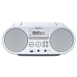 Sony ZSP-S50 Radiorekorder CD/USB/AM/FM Wei&szlig;