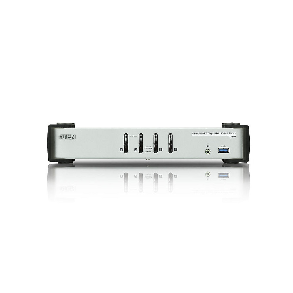 Aten CS1914 4-Port KVMP Switch DP/Audio/USB3.0