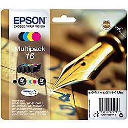 Epson C13T16264010 Druckerpatronen 16 (cyan, magenta, gelb schwarz) Multipack