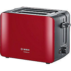 Bosch TAT6A114 ComfortLine Kompakt-Toaster rot