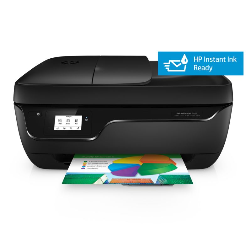 HP OfficeJet 3831 Multifunktionsdrucker Scanner Kopierer Fax WLAN ...