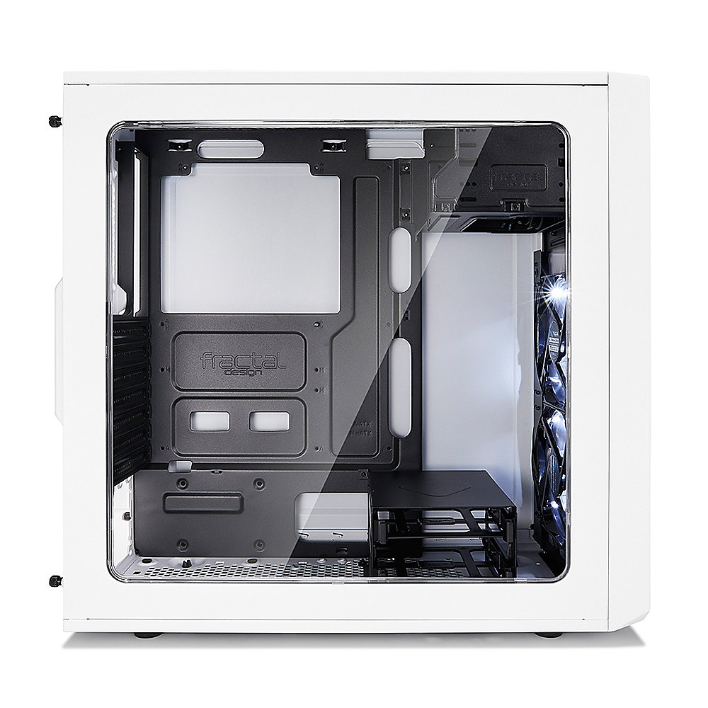 Fractal Design Focus G ATX Gaming Gehäuse mit Seitenfenster, schwarz