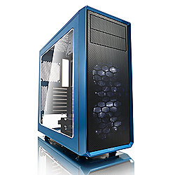 Fractal Design Focus G ATX Gaming Geh&auml;use mit Seitenfenster, Blau