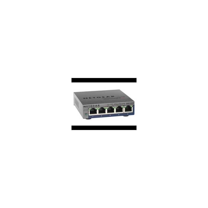 Netgear  ProSafe Plus GS105PE 5-Port Switch (2x PoE) | 00606449104004