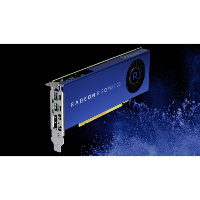 AMD  Radeon Pro WX2100 2GB GDDR5 PCIe Workstation Grafikkarte 2x Mini DP/1x DP | 00727419416443