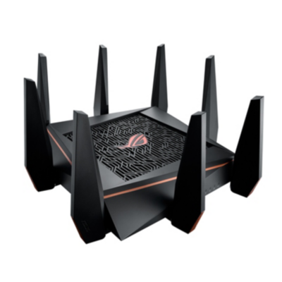 ASUS GT-AC5300 ROG Rapture Tri-Band WLAN-ac Router mit 9 RJ45...