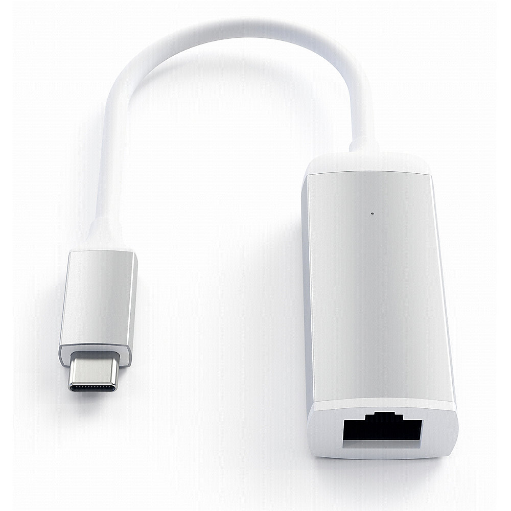 Satechi USB-C auf Ethernet Adapter Silber