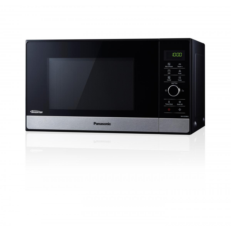 Panasonic  NN-GD38HSGTG Mikrowelle mit Quarzgrill und Dampfgarer schwarz silber | 05025232869770