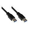 Good Connections USB 3.0 Anschlusskabel 0,5m St. A zu St. A schwarz