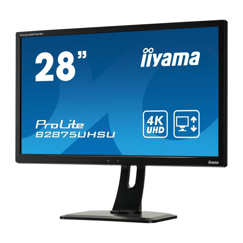 Iiyama  ProLite B2875UHSU-B1 71,1cm (28″) 4K UHD Monitor DVI/VGA/DP/HDMI 1ms HV | 04948570115662